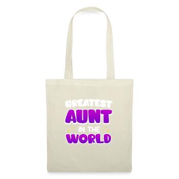 Weltbeste Tante Muttertag Beste Tante cool Auntie - Stoffbeutel - Natur - Vorne