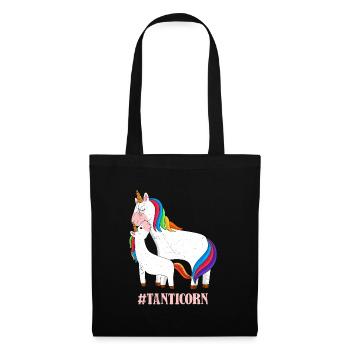 Licorne cool Fête des mères Tantes Licornes - Sac en tissu - noir - Devant