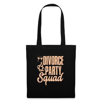La partie divorce divorce enfin divorcée - Sac en tissu - noir - Devant