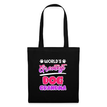 Dog Lovers Best Grandma Mother's Day Granny Dog Fan - Tote Bag - black - Front