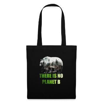 There is no Planet B Earth Day Mission Erde - Tote Bag - black - Front