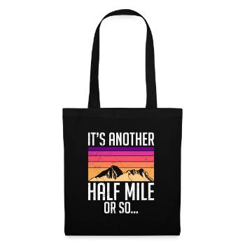 Hikers Funny Mountaineers Mountains Nature Boys - Tote Bag - black - Front