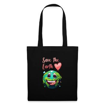 Save the Earth Environmental Protection and Species Conservation - Tote Bag - black - Front