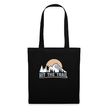 Mountaineer Hit the Trail Mountains Hiking - Tote Bag - black - Front