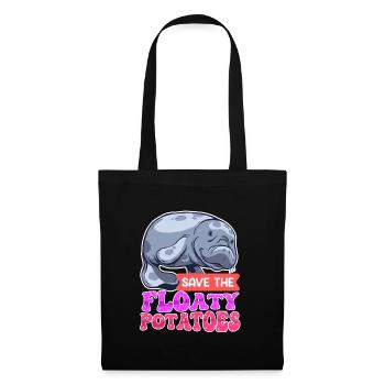 Walrus Save the Ocean Environmental Love - Tote Bag - black - Front