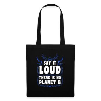 There is no Planet B Earth Day Mission Erde - Tote Bag - black - Front