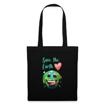 Save the Earth Environmental Protection and Species Conservation - Tote Bag - black - Front