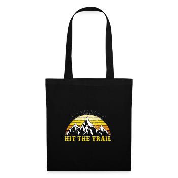 Hit the Trail Walker Hiking - Tote Bag - black - Front