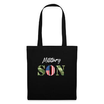 Patriotism Military Son Soldiers Army Fan USA - Tote Bag - black - Front