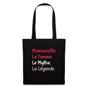 mamounette - Sac en tissu - noir - Devant