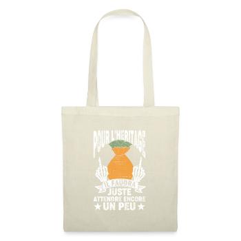 Humour héritage anniversaire - Sac en tissu - nature - Devant