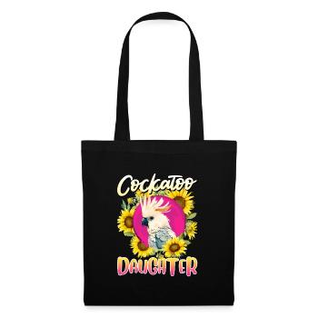 Kakadu Daughter Cockatoo Daughter Girl - Tote Bag - black - Front