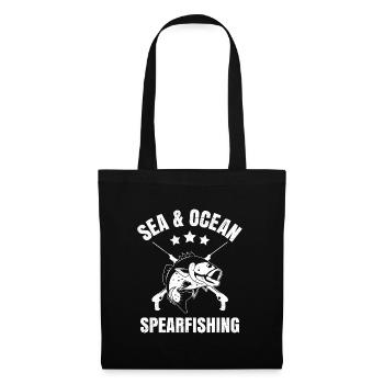 Speerfischer Sea and Ocean Spearfishing Tauchgänge - Stoffbeutel - Schwarz - Vorne