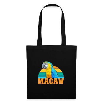 Macaw Bird Parrot Fan Bird Lover Macaw Macaw - Tote Bag - black - Front