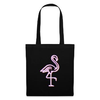 Flamant rose tenue femme flamants roses vie - Sac en tissu - noir - Devant