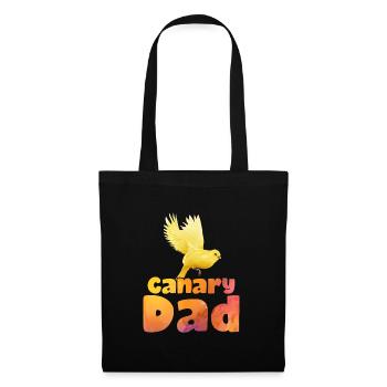 Papa Canaries Amoureux des oiseaux Papas - Sac en tissu - noir - Devant