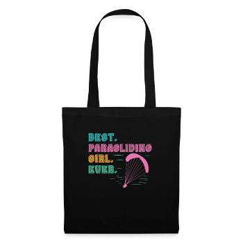 Parapente Meilleure fille de parapente jamais - Sac en tissu - noir - Devant