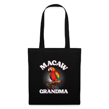 Macaw Grandma Bird Lover Macaw Parrots - Tote Bag - black - Front