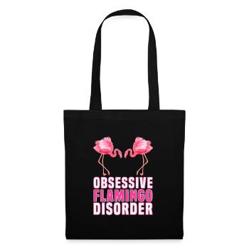 Flamants roses Trouble obsessionnel des flamants roses Femmes - Sac en tissu - noir - Devant