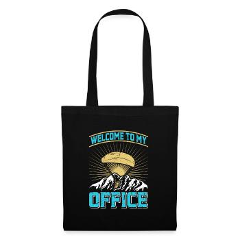 Paraglider Welcome to my Office Gleitschirm - Tote Bag - black - Front