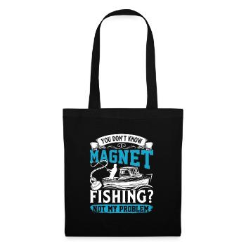 Magnetfischer Vous ne connaissez pas Magnet Fishing - Sac en tissu - noir - Devant