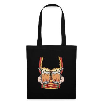 Trachten Shirt Frauen Bierfan - Sac en tissu - noir - Devant