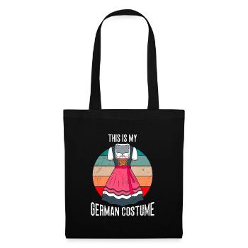 Dirndl This is my German Costume Trachten Shirt - Tote Bag - black - Front