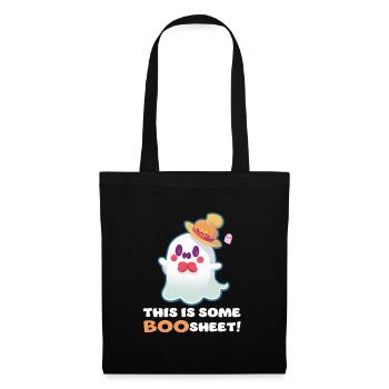 This Is Some Boo Sheet Funny Halloween Ghost - Tote Bag - black - Front