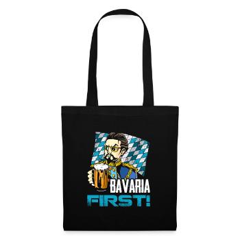 Bavière Premier roi Louis État libre de Bavière - Sac en tissu - noir - Devant