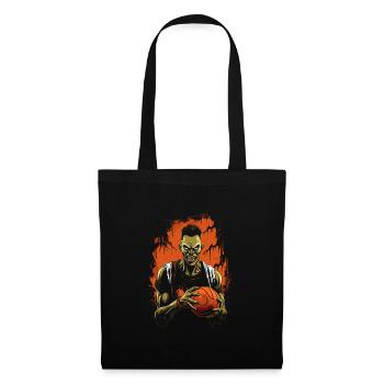 Creepy Basketball Player Halloween Zombie - Tote Bag - black - Front