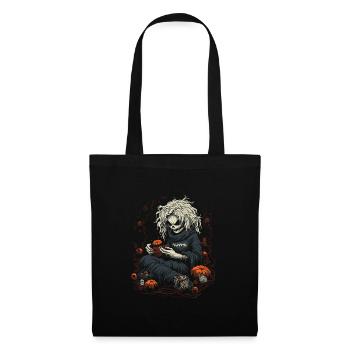 Zombies artisanaux effrayants pour Halloween - Sac en tissu - noir - Devant