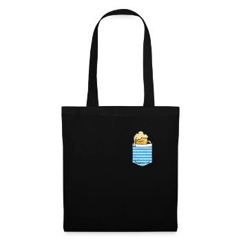 Bavarian beer mug beer fan Bayern Boarisch - Tote Bag - black - Front