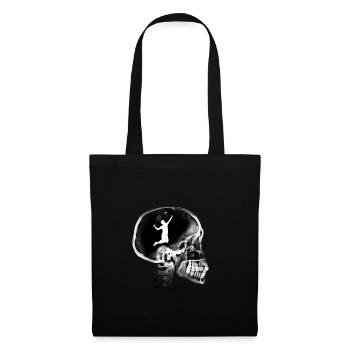 cadeau badminton amateur humour professeur EPS - Sac en tissu - noir - Devant