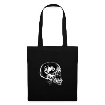 Tractor Hobby Humor Farmer Passion Gift - Tote Bag - black - Front