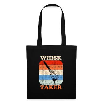 Backstube Whisk Taker Backliebhaber Backteig - Stoffbeutel - Schwarz - Vorne