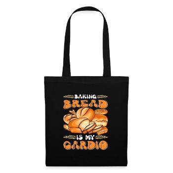 Baking Bread est mes fans de cuisson de pain cardio - Sac en tissu - noir - Devant