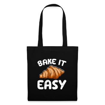 Bake It Easy Croissant Bread Baker Bake - Tote Bag - black - Front