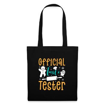 Cookie Official Taste Tester Christmas Cookies - Tote Bag - black - Front