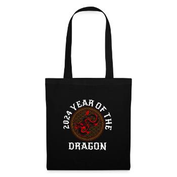 2024 Fête chinoise de l’année du Dragon - Sac en tissu - noir - Devant