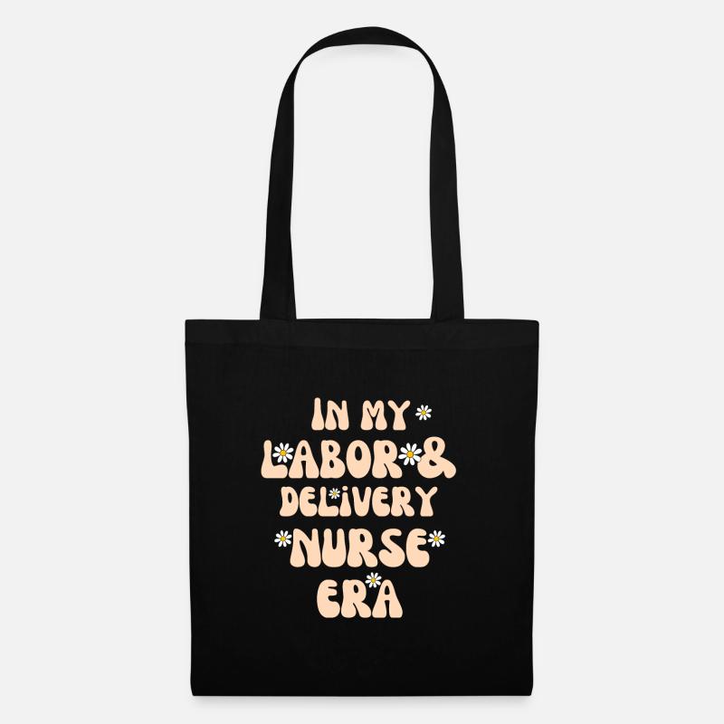 À l’ère de mon accouchement et de mon accouchement - Sac en tissu - noir