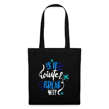 C’est la trêve hivernale ? - Colorisé - Sac en tissu - noir - Devant
