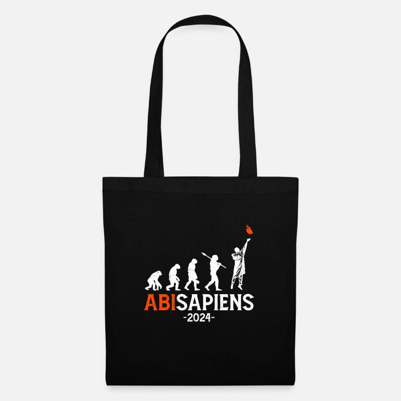 Abiturienten ABISAPIENS Abi 2024 Abschluss - Stoffbeutel - Schwarz