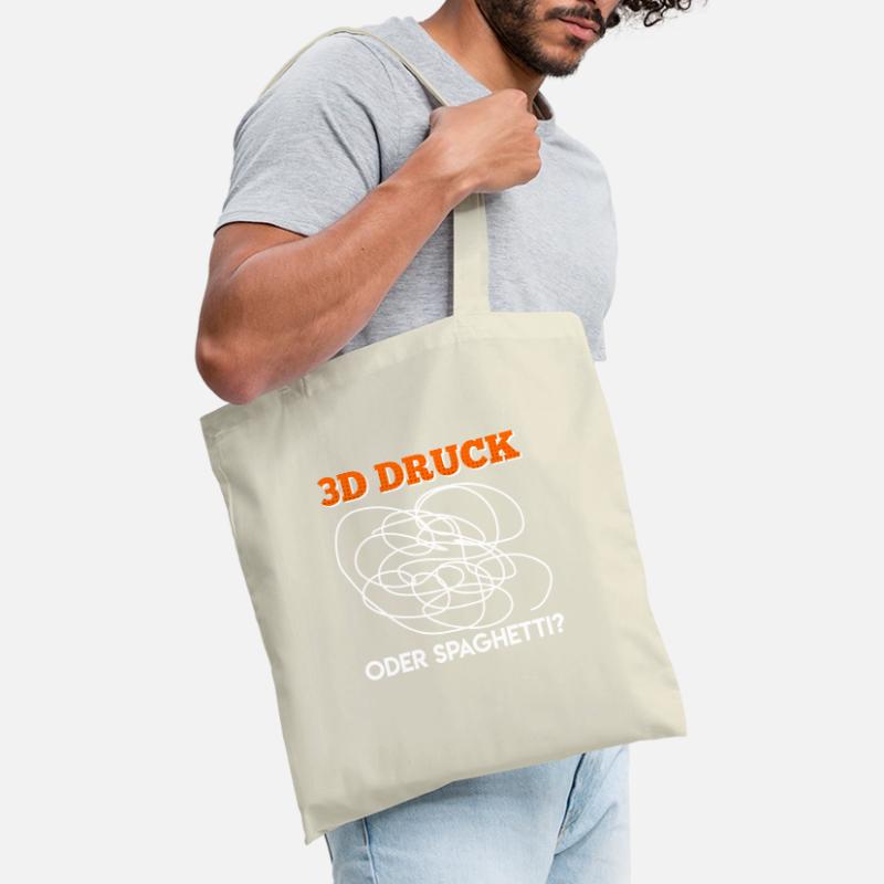 3D printing or spaghetti? 3D Printing Errors Tote Bag
