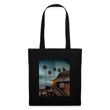 House by the Beach, Hawaii, USA - Tote Bag - black - Front