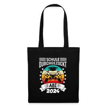 Abitur 2024 Abi School Gambled Through High School Graduate - Tote Bag - black - Front