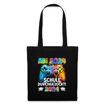 Abi 2024 School Played Through Gamer Funny - Tote Bag - black - Front