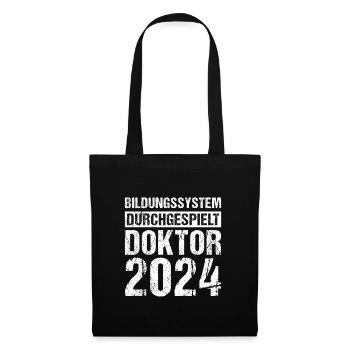 Le système éducatif Doctor 2024 joué jusqu’au bout - Sac en tissu - noir - Devant