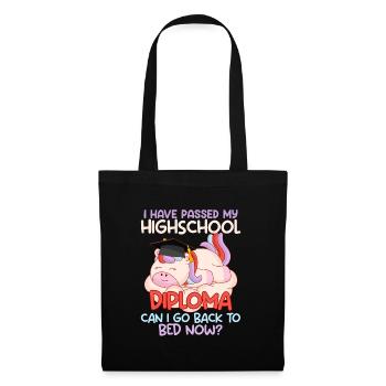 Abiturient Have Passed my Highschool Diploma - Tote Bag - black - Front