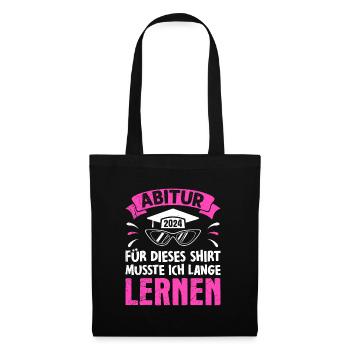 Pour cette chemise, j’ai dû apprendre - Sac en tissu - noir - Devant