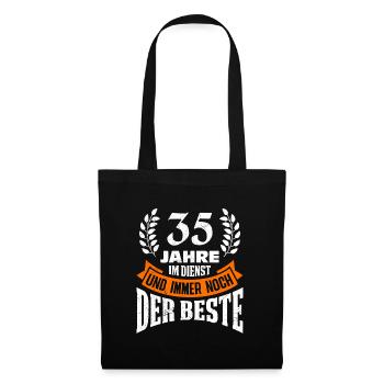 35 Years of Service Still the BEST - Tote Bag - black - Front